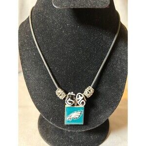 NFL Philadelphia Eagles Wooden Charm Necklace